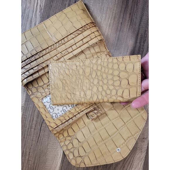 GUESS Vintage Y2K Bling Snake Skin Big Wallet - Picture 6 of 8